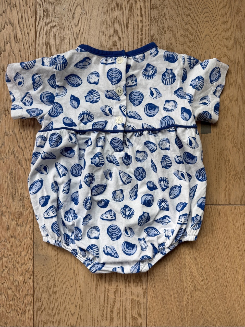 Shell Print Bubble Romper - Picture 3 of 4